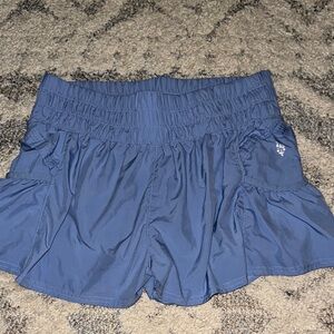 Fp movement by Free People Get Your Flirt On shorts in Cloudy Waters.